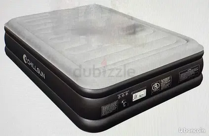 Inflatable mattress for 2 people, 203x152x46