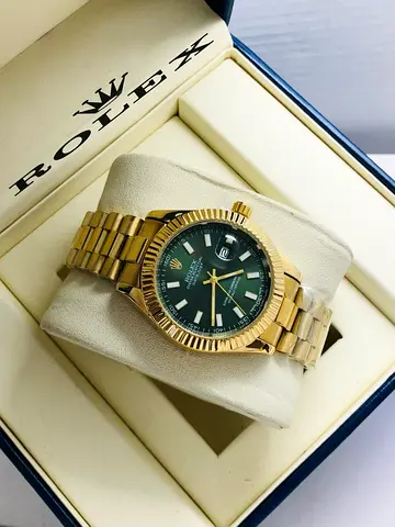 Rolex Datejust 41 – Olive Green Dial – Full Gold