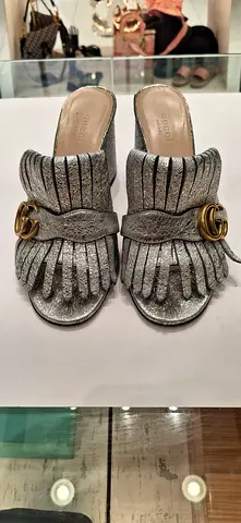 Elegant Silver Women’s Sandals