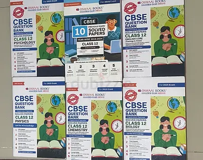 OSWAAL CLASS 12 BUNDLE (PCB + Psychology  English with Solved Papers Book!)