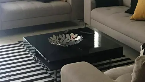 Ikea coffee table black