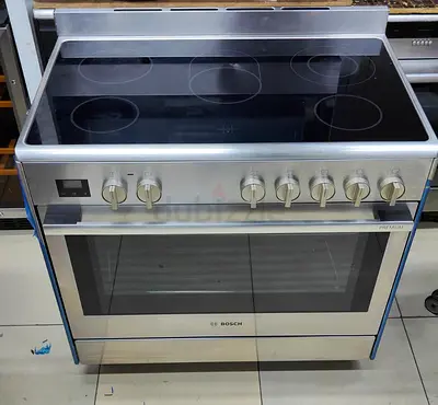 Bosch Premium Electric ceramic cooking range 5 hons oven dual fan stove 90x60 series 8