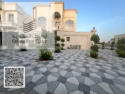 Villa for sale at Ajman Al Alia  area on the corner , 7 Master Room , Majlis, Hall, Maid Room , Kitchen , Freehold for all nationalities