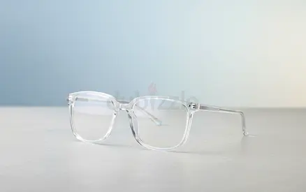 The Daily Duo: Sophisticated Black  Trendy Clear Frames.