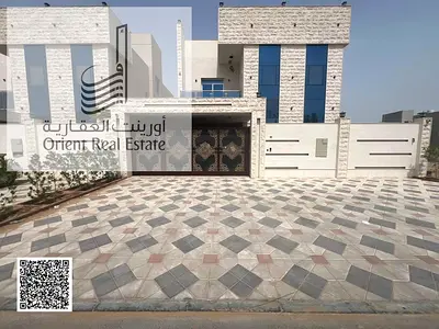 Villa for sale at Ajman Al Helio 2  area , 5 Master Room , Majlis, Hall, Maid Room , Kitchen , Freehold for all nationalities