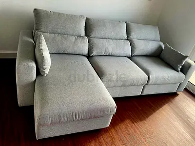 IKEA eskilstuna L shape sofa under storage
