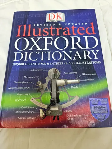 Hardcover Dk illustrated Oxford Dictionary