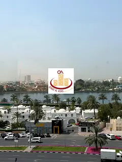 Two bedroom with living room and parking for sale, Khalid Lake - Al Majaz