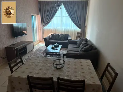 Monthly Rent – ​​Ajman One Towers One bedroom and living room apartment with a sea view in a prime location.