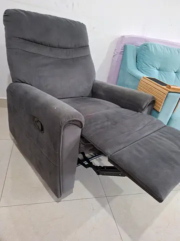 Comfortable Gray Recliner Chair