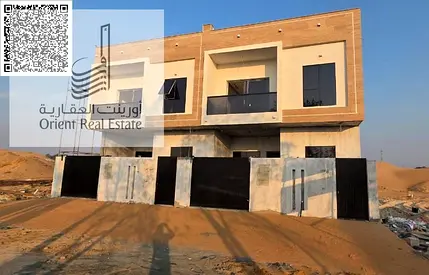 Townhouse for sale in Ajman at Al Zahya G+1+Roof Majlis, 4 Master Rooms With Cabinet, Hall, Big kitchen, Parking, Room Maid ,And Balcony