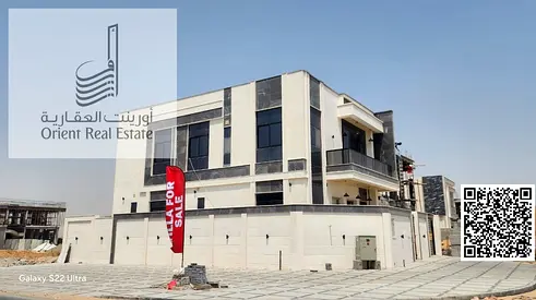 فيلا للبيع في عجمان منطقة الحليو 2   الفيلا 5 غرف ومجلس وصالة وغرفة خادمة