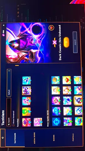 بيع حساب LOL فخم – 365 سكن + سكنات ليجيندري في TFT – ماستر TFT ودايموند رانكد