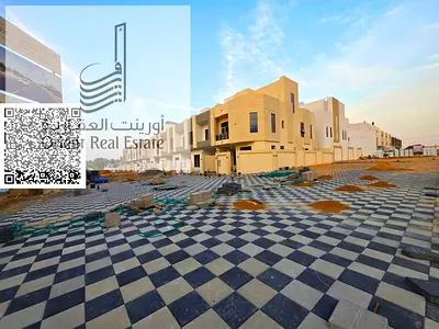 Villa for sale at Ajman. Al Helio2 area ,4 master room, majlis, hall, maid room ,Roof, Freehold all nationalities, Cash or bank