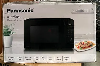 New Panasonic Microwave 25-Litres Microwave NN-ST34NB with Box
