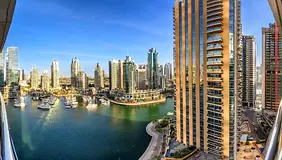 Canal view 1 bedroom apartment in Dubai Marina