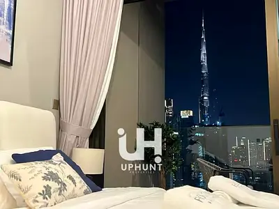 FULL CANAL & BURJ KHALIFA VIEW | FULLY FURNISHED | HIGH FLOOR | FOR 3 MONTH'S | 1 CHEQUE