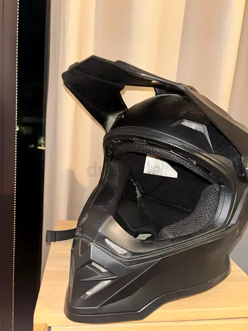 GHB Motocross Helmet – Matte Black – Excellent Condition