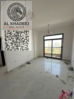 A spacious one-bedroom apartment with a balcony and a view in the Al-Amira area, close to all servic