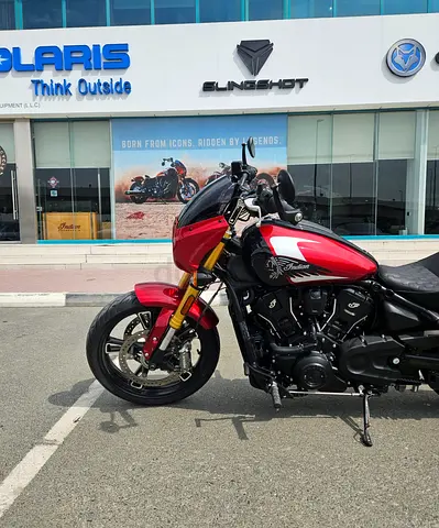 2025 Indian 101 Scout | Black Smoke Red | 2,782 KM | 1250cc | 111HP | Belt Drive | AED 82,000