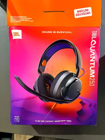 JBL Quantum 250 Wired Gaming Headset, JBL Quantum Space Sound