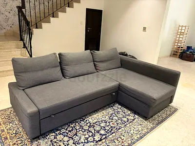 Comfortable L-Shaped Sofa with Storage