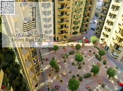 Apartment for sale in Ajman, Al Rashidiya Towers. The apartment consists of 2 bedrooms,
