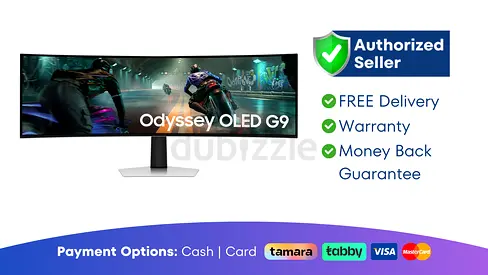 Samsung 49 inch Odyssey OLED G9 Curved Gaming Monitor ● New | Warranty | FREE Delivery | AJM445