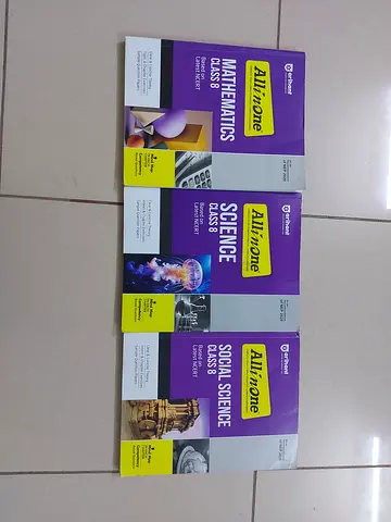 25 aed for all 3 books.All in One Class 8 Textbook Set