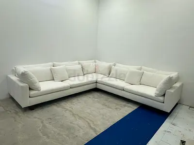 As perfect condition west elm corner sofa