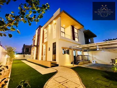 12 Payments | Brand New 5BR Luxury Villa with Maid Room | Grand Majlis Hall | Huge Garden | Car Garage | Premium Layout in Al Goaz