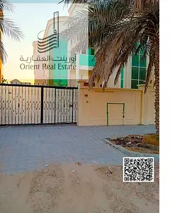 Villa for rent in Al Muwaihat 3, Ajman, opposite the mosque - 5000 sq ft - 5 master bedrooms at a sp