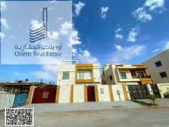 Villa for sale in Ajman, Al Amrah area. The villa consists of 5 master bedrooms, a majlis (formal si