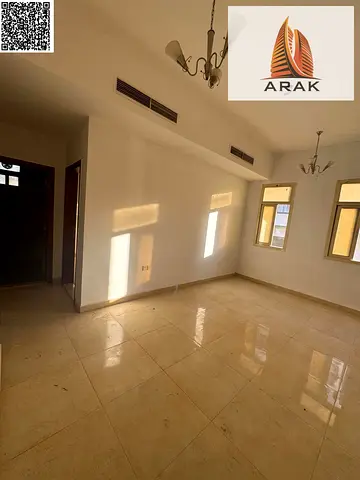 A 1 bedroom apartment with a living hall is available for rent in Al Ghafir Building, suitable for family living or employees, located in a lively are