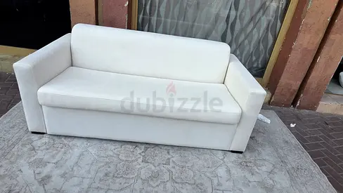 Crate and Barrel two seater sofa bed with