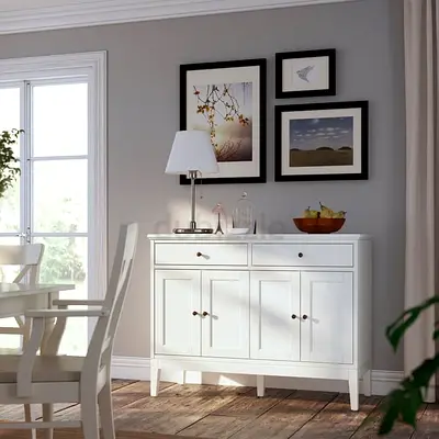 Elegant White Sideboard for Stylish Storage