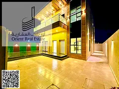 Villa for sale in Ajman, Al Zahia area, including registration and ownership fees. The villa consis