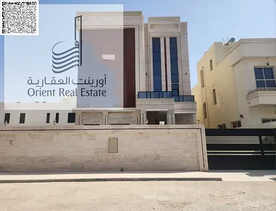 Villa for sale at Al Alia The villa is G+1+Roof, Swimming pool, Majlis, 6 Master Rooms, 2 hall, Big kitchen, Maid Room, Laundry, And Garden