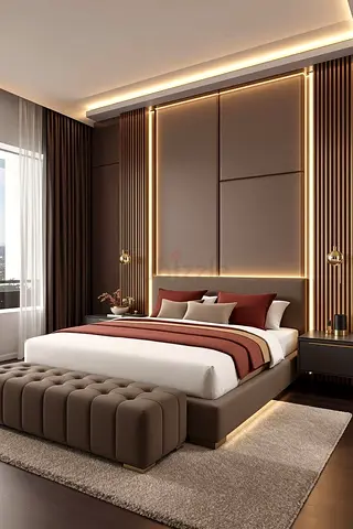 Brand new 180*200 king size bed with LED lights