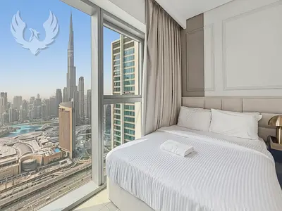 Burj Khalifa View | Fully Furnished | Vacant