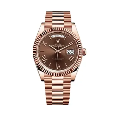 Rolex Day-Date 40 – Chocolate Dial – Everose Gold Finish