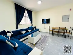 Luxurious and elegant fully furnished one-bedroom apartment with brand new, high-end furnishings in