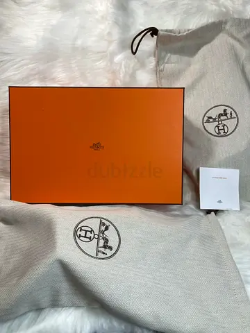 Original Hermes Chypre Sandals Etoupe Leather Brown - 100% Verified with complete box.