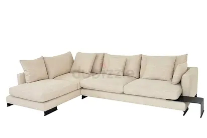 Camerich lazytime Feather 🪶 filled beige Sectional L-Shaped sofa