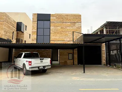 Luxury vailla for rent in AL Bahia ajman brand new , 5master rooms with dressing room ,
