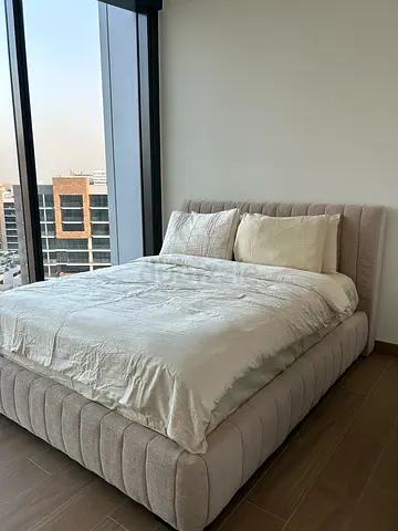 Stylish Bed Frame with Mattress