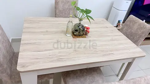 Modern Dining Table with Elegant Finish
