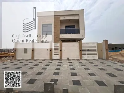 Villa for sale at Ajman Al Helio 2  area ,6  Master Room , Majlis, Hall , Maid Room , Kitchen , Freehold for all nationalities