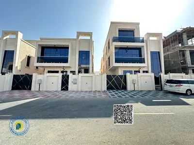 للبيع فيلا مودرن 7غرف مع مسبح وروف ومصعد شامل الكهرباء والماء بمنطقة الزاهية عجمان تملك حر لجميع الجنسيات وتمويل بنكى تشطيب شخصي سوبر ديلوكس