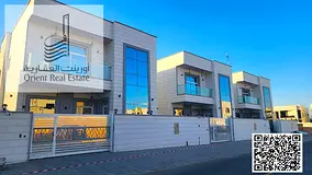 Villa for sale in Ajman, Al Zahiyah area. The villa consists of 5 master bedrooms, a majlis (formal